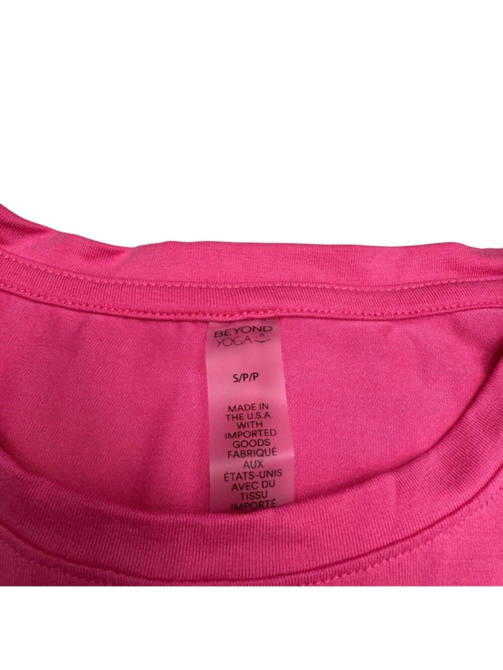NWT Beyond Yoga Women's Sleeveless Pink Dress Made In USA, Size M - Picture 5 of 8